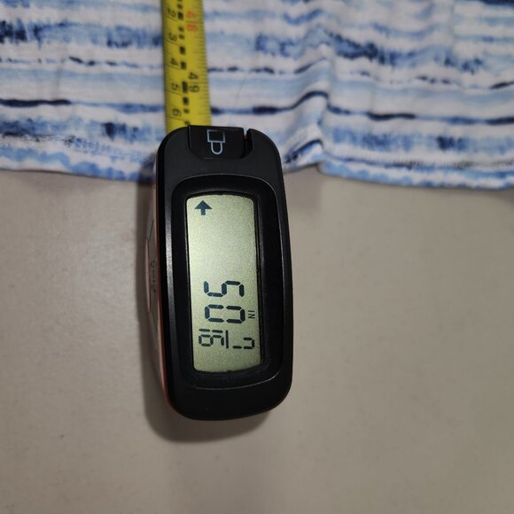 Just Be Womens Blue & White Striped Dress 3X Polyester Spandex Short Sleeve 4184 - Picture 9 of 10